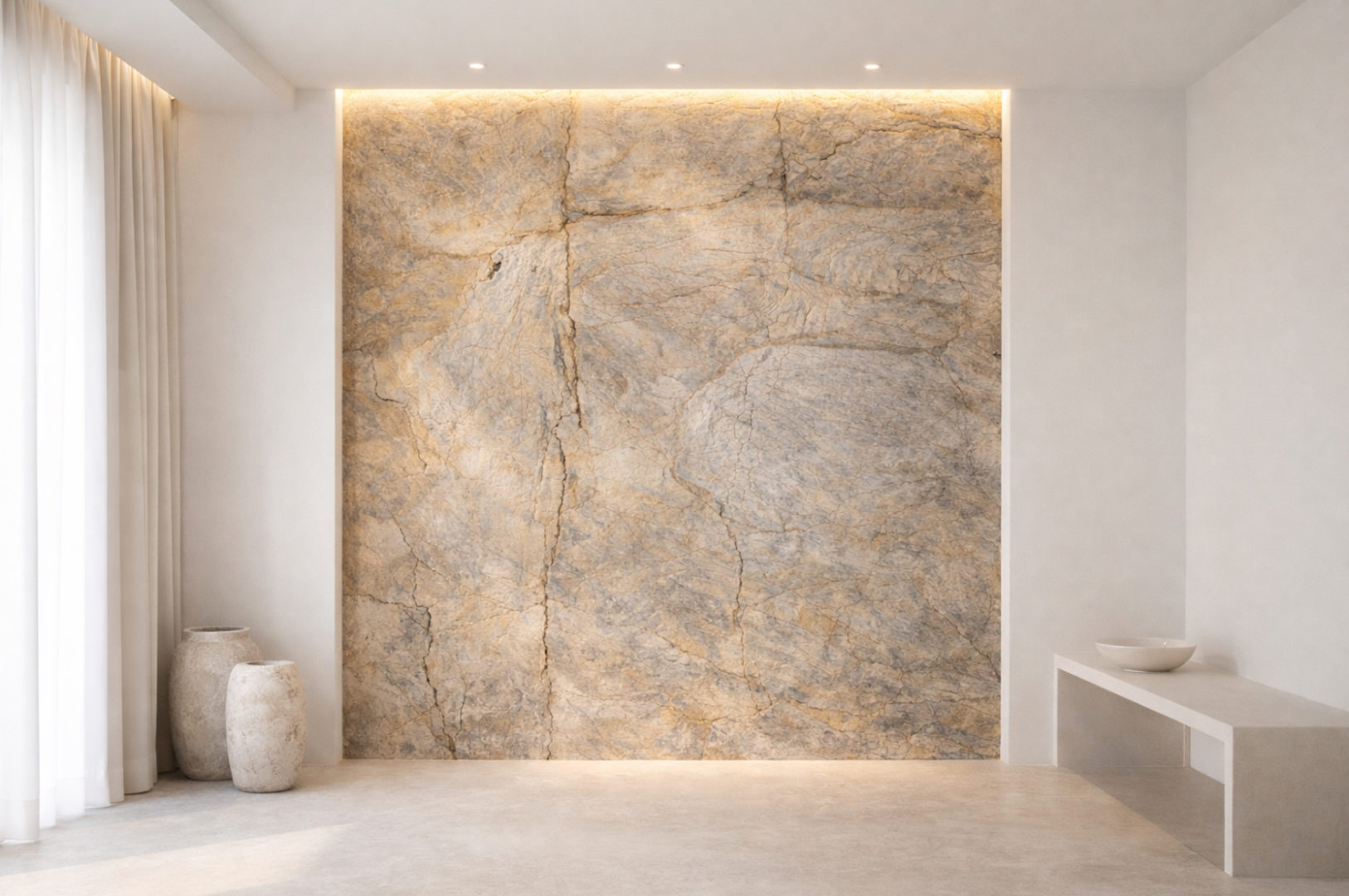 Revêtement en feuille de pierre naturelle Pellstone - maison & décoration